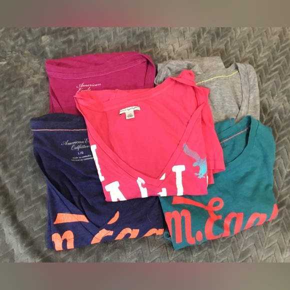 5 Vintage American Eagle Outfitters Short Sleeve Tees - Picture 7 of 7